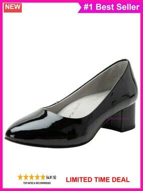 Alegria Lisah Almond Toe Leather Dress Pump Heels Arch Support